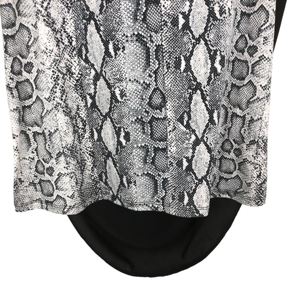 Python Snake Print Sleeveless, Backless Tunic Top, Super Soft Mixed Fabric SZ M - Picture 4 of 10